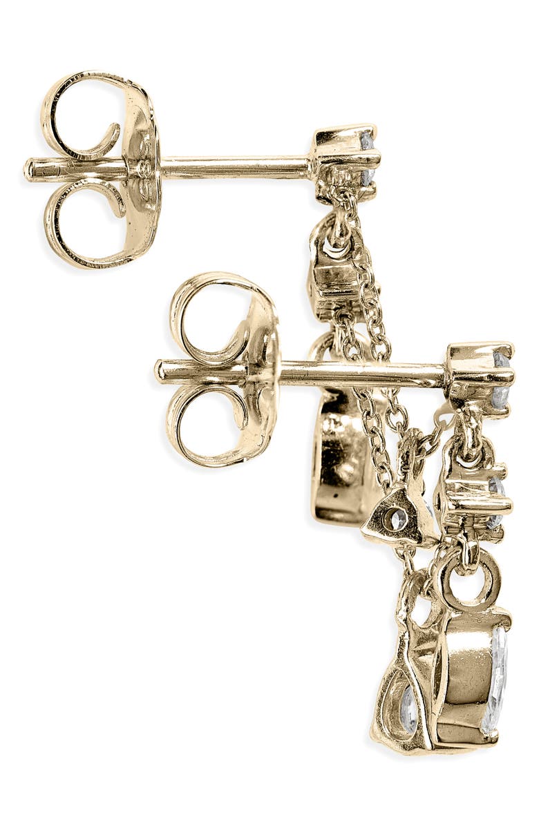 MARIA TASH Multi Diamond Chain Orbital Earring, Alternate, color, 