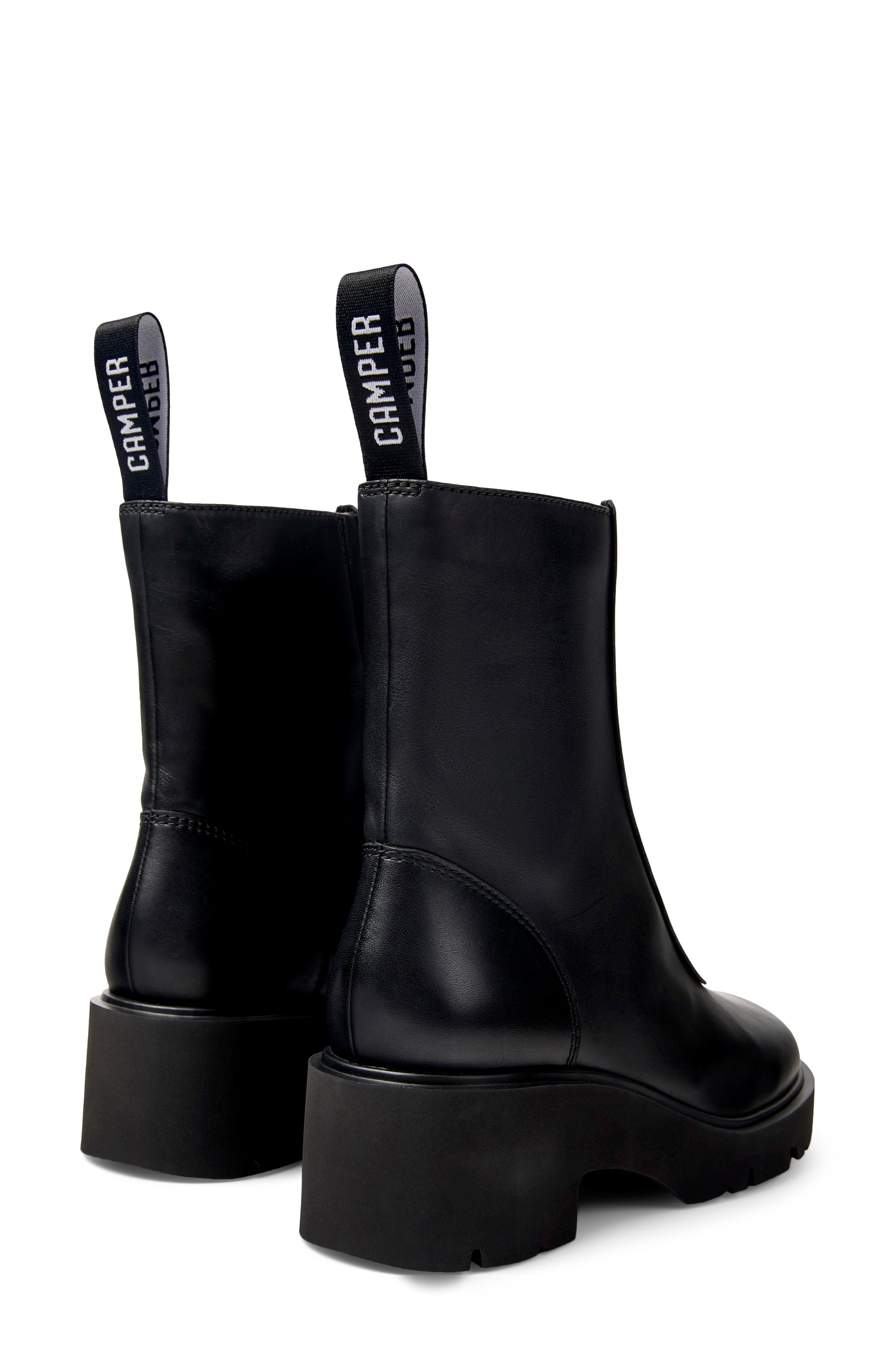 Camper Milah Zip Boot, Alternate, color, Black