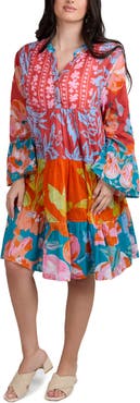 SAACHI Mixed Floral Tunic Dress