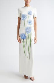 Oscar de la Renta Allium Stretch Jersey Dress