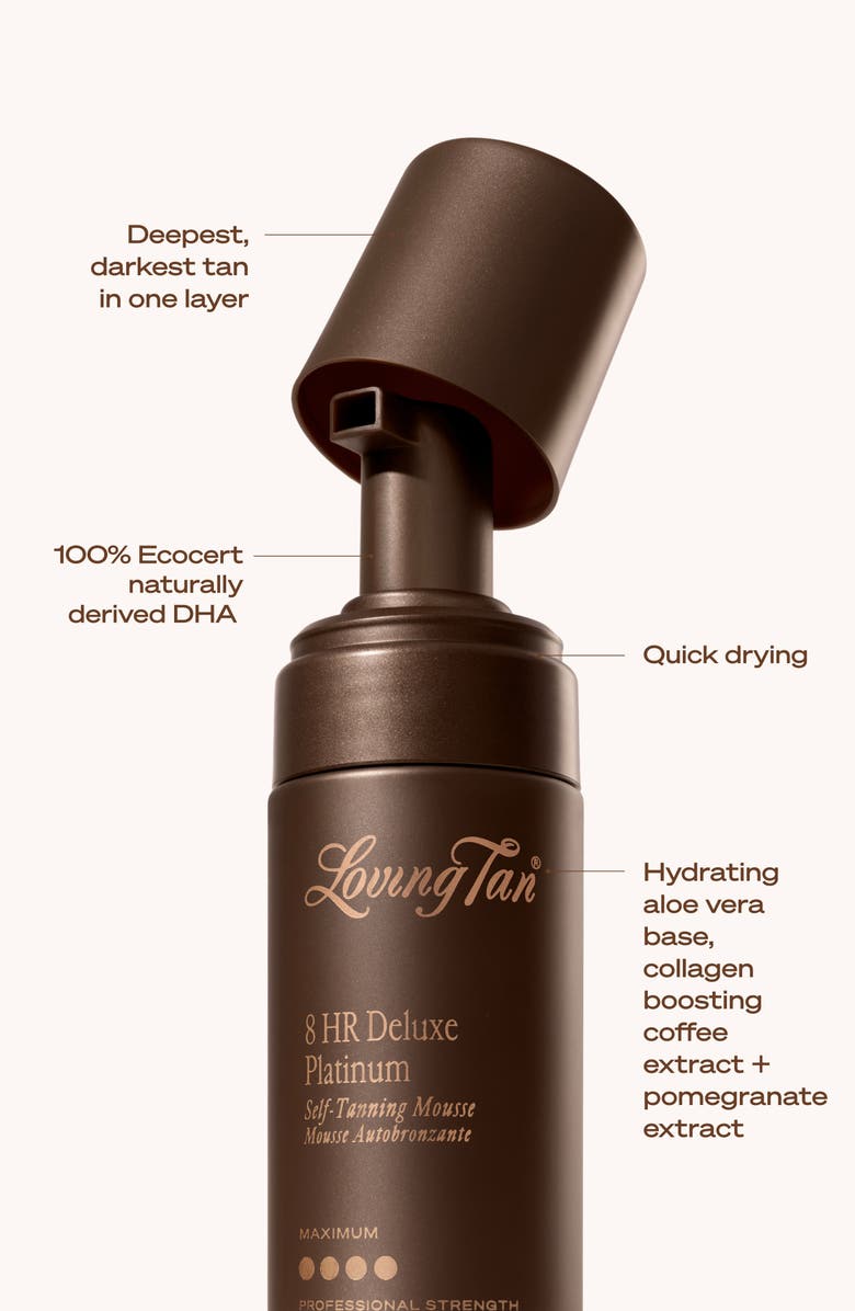 Loving Tan 8 HR Self-Tanning Mousse, Alternate, color, 