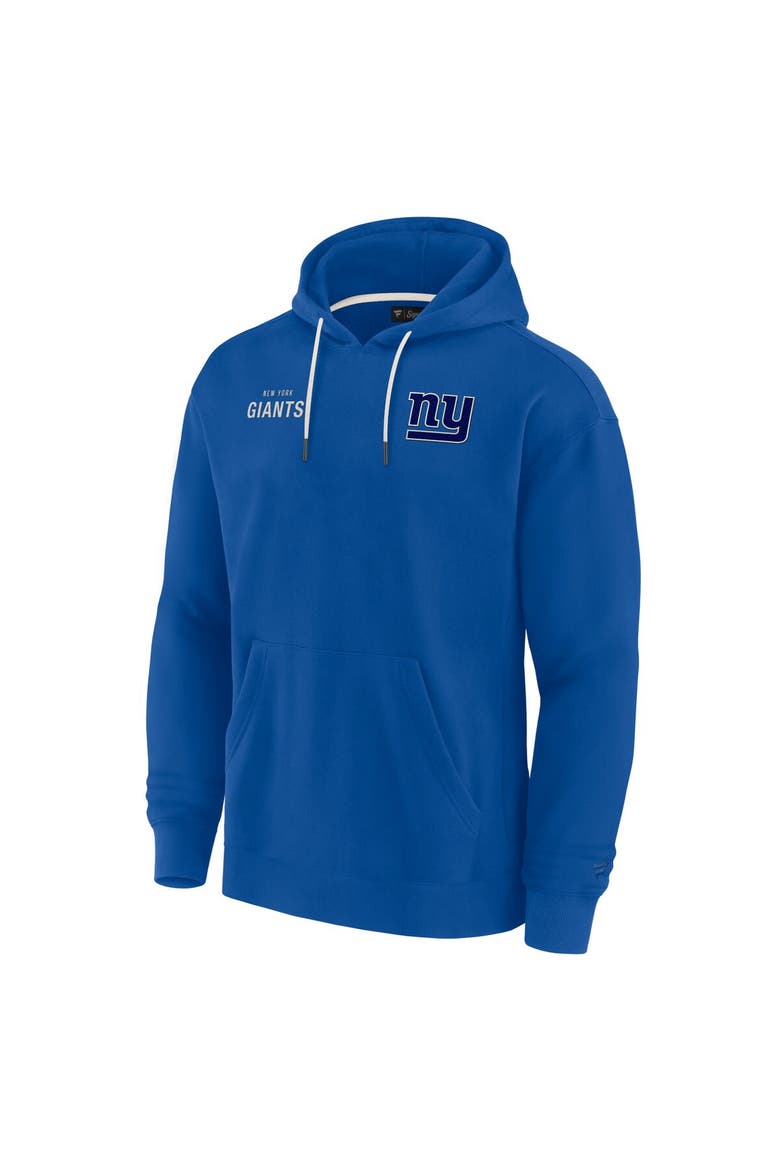 Unisex Fanatics Signature Royal New York Giants Elements Super Soft Fleece Pullover Hoodie, Alternate, color, Royal