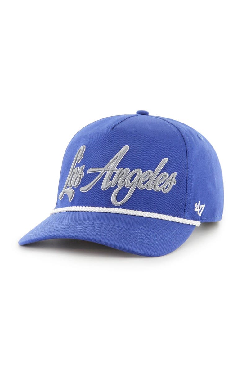 '47 Men's '47 Royal Los Angeles Dodgers Overhand Hitch Adjustable Hat, Alternate, color, 