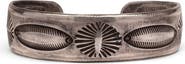 Fortela Navajo Engraved Sterling Silver Bracelet