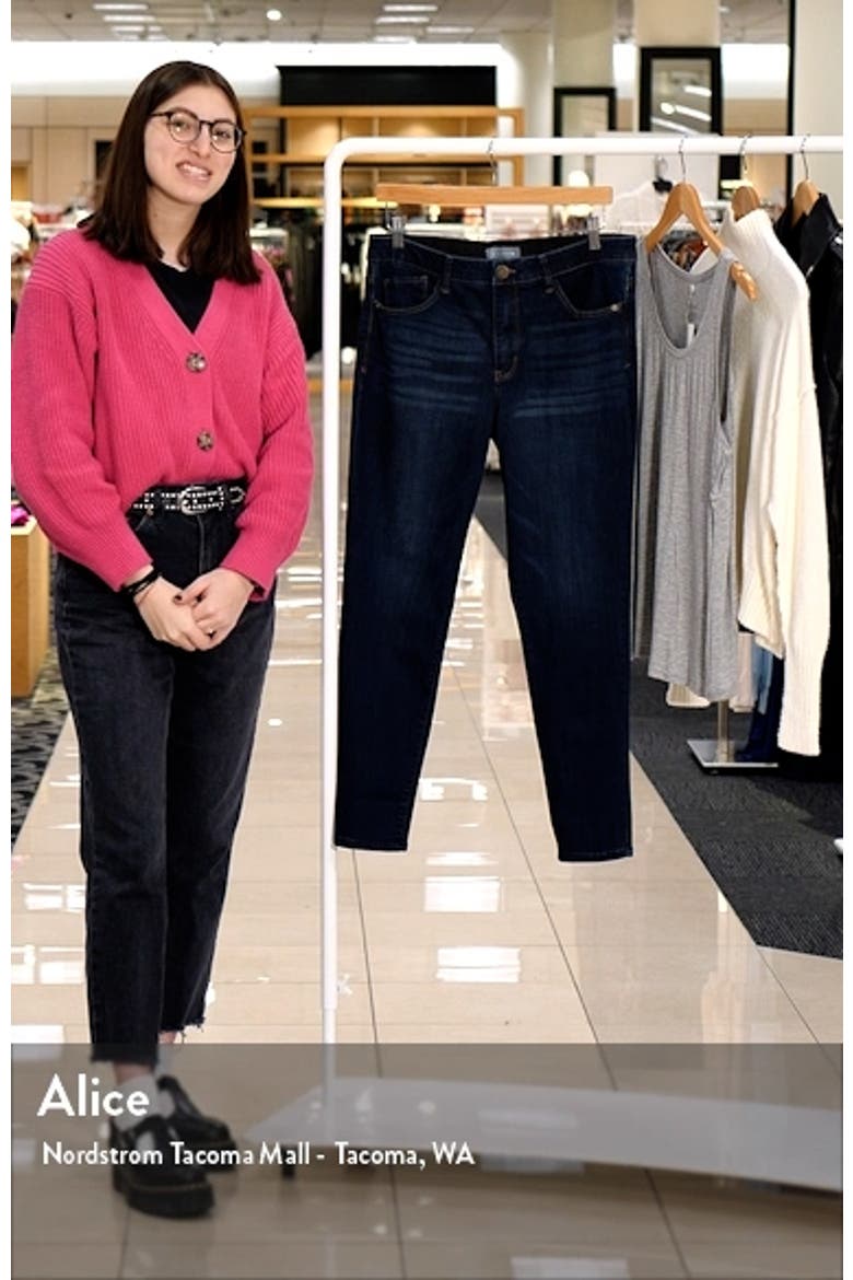 Sophie 'Ab'Solution Modern Ankle Skinny Jeans video