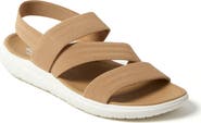 DEARFOAMS Emilia Elastic Gore Strappy Sandal