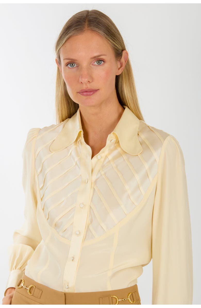 SECRET MISSION Nila Blouse, Alternate, color, Vintage Crème