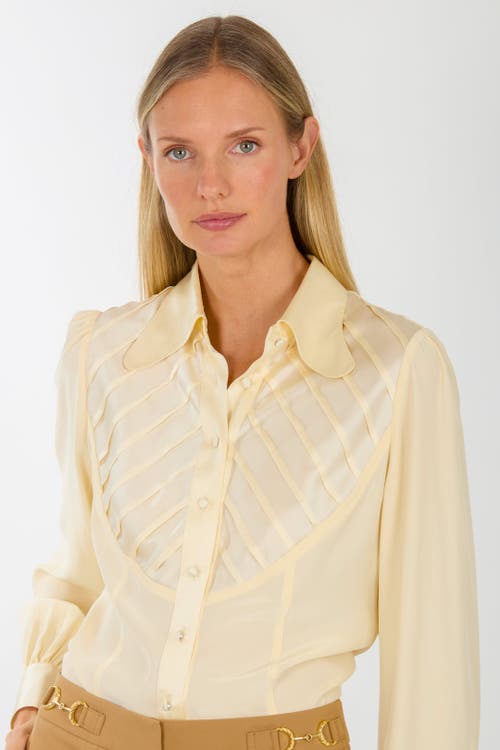 Secret Mission Nila Blouse In Yellow