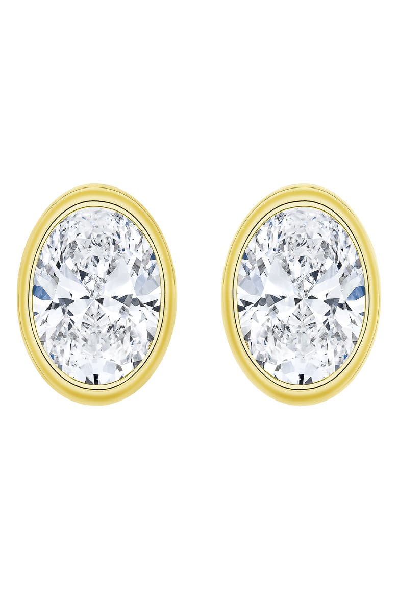 Mindi Mond Icon Diamond Stud Earrings, Main, color, Yellow Gold/ Diamond