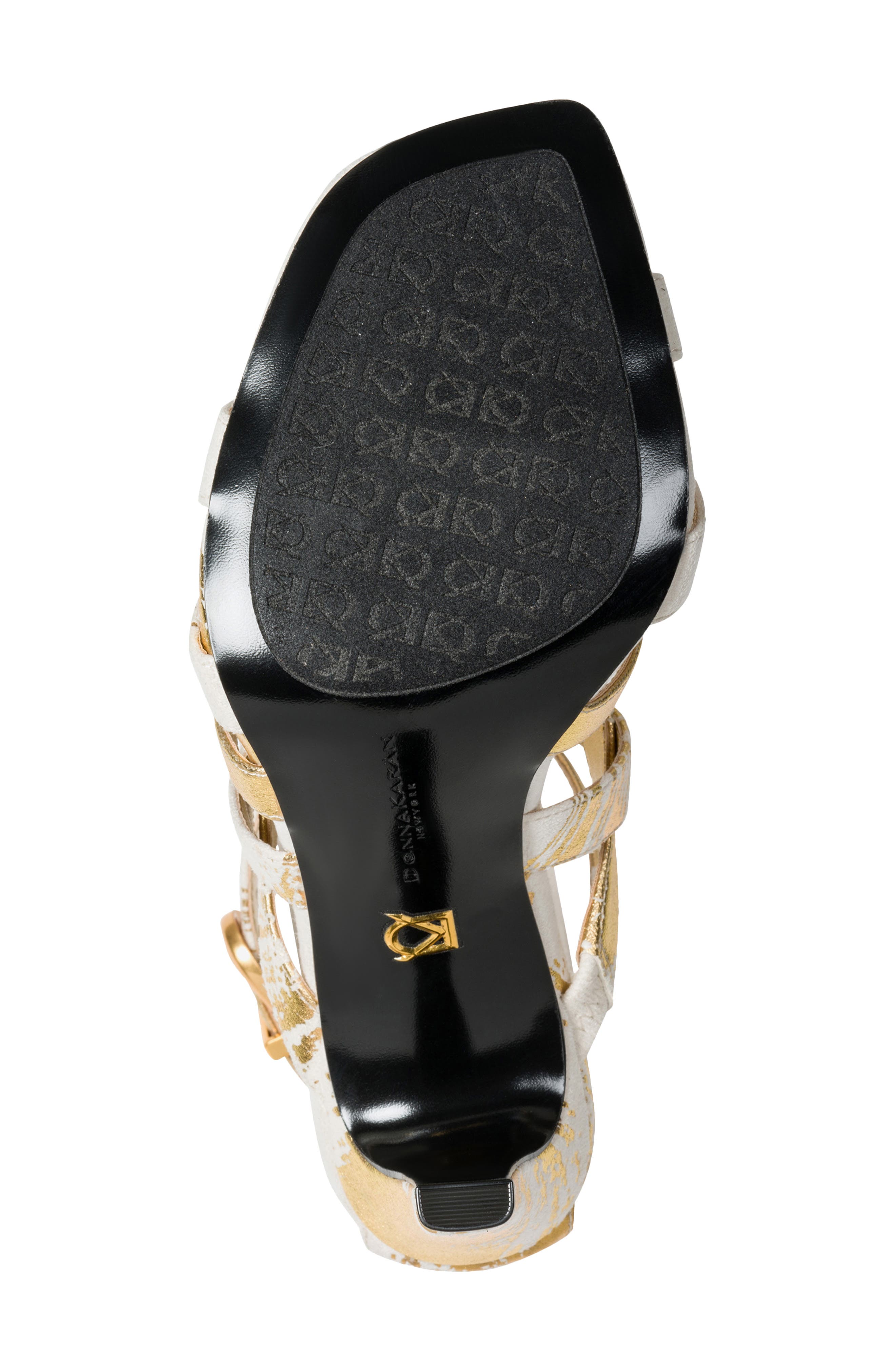 DKNY Briarrose Ankle Strap Sandal, Alternate, color, Ivory