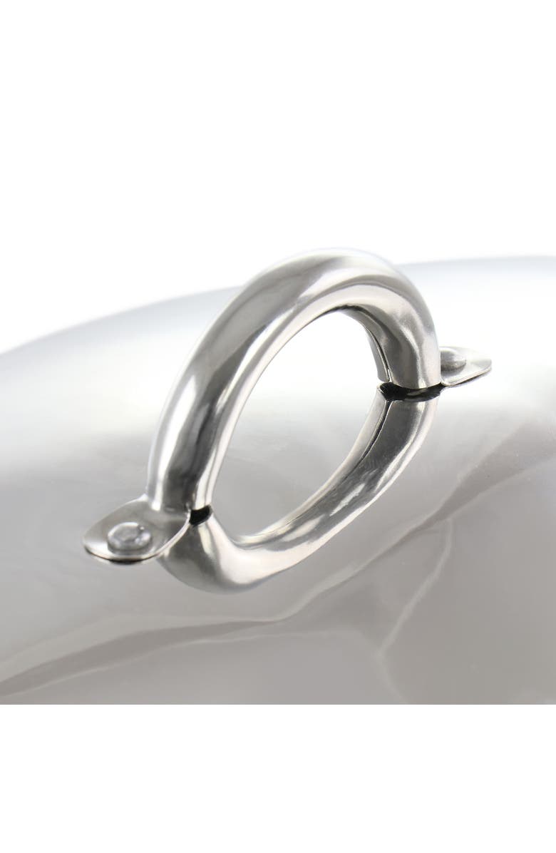 Gibson Home Hutchinson 18 Inch Oval Stainless Steel Roaster with Rack, Alternate, color, Grey