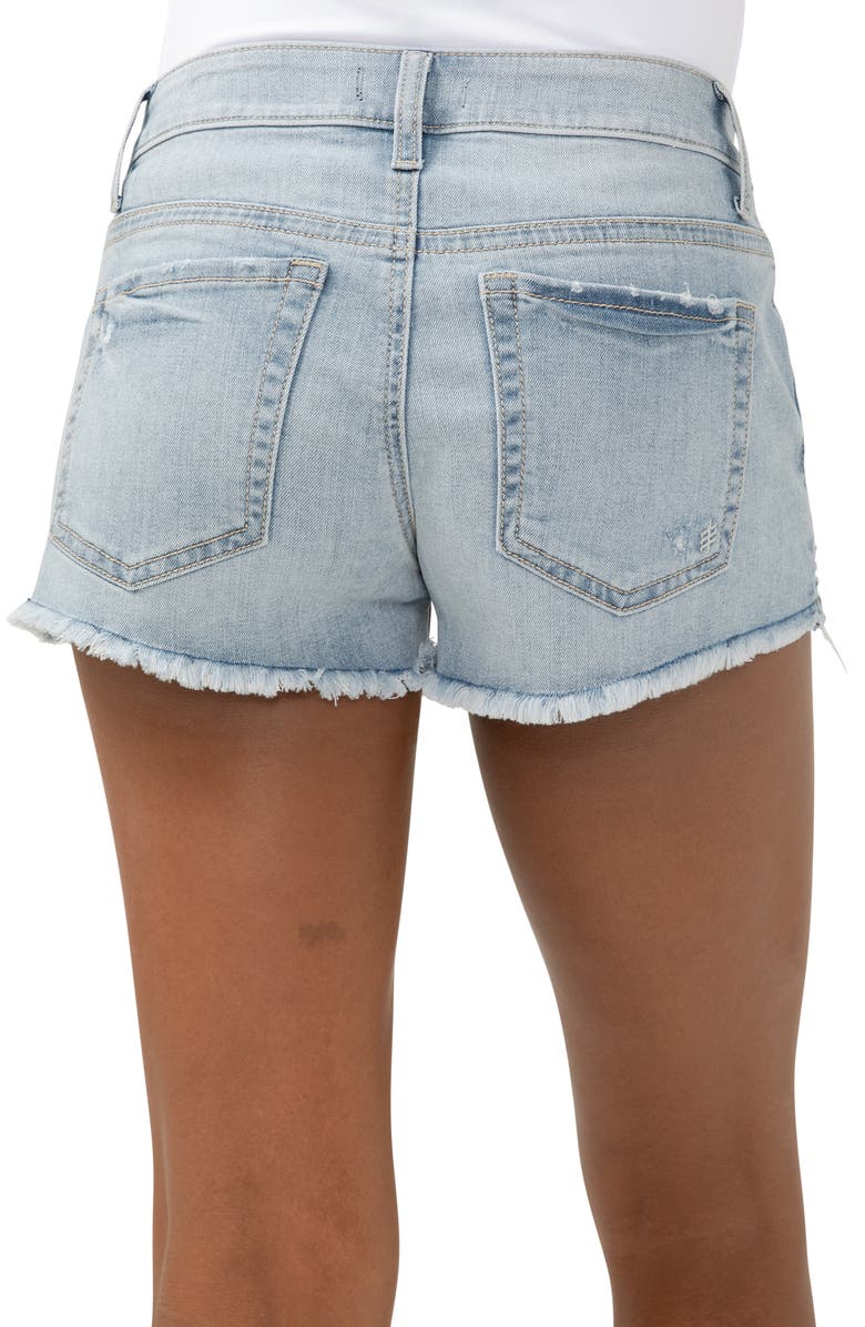 Silver Jeans Co. Americana Mid Rise Denim Boyfriend Shorts, Alternate, color, 