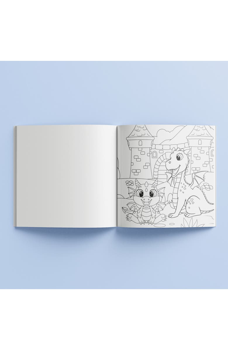KALEIDOSCOPE Coloring Book, Dragon Dreams, 96 Pages, 48 Illustrations, 8+, Alternate, color, Multicolored