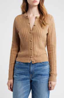 Madewell Rib Cotton & Merino Wool Blend Cardigan