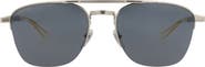 Gucci 60mm Aviator Sunglasses