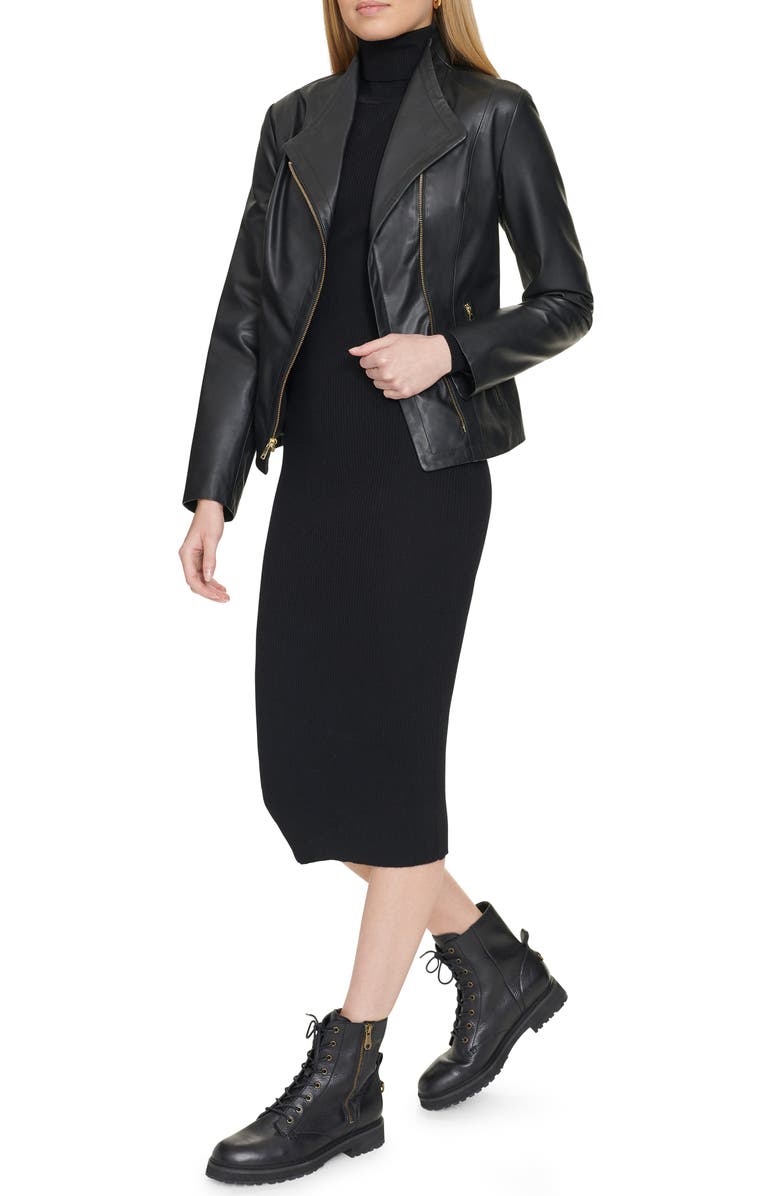 Cole Haan Leather Jacket, Alternate, color,