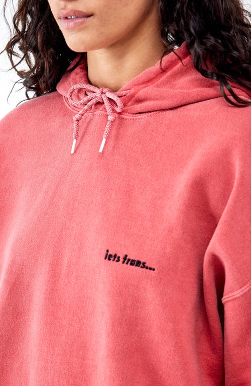 Iets Frans Bdg Urban Outfitters Unisex Hoodie In Red