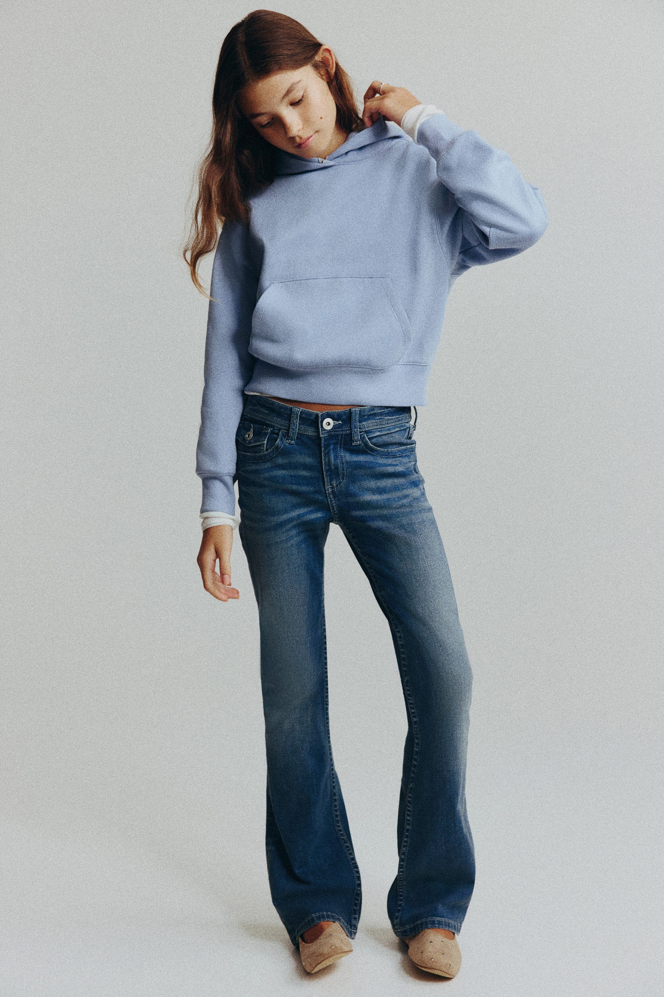 selected Denim blue