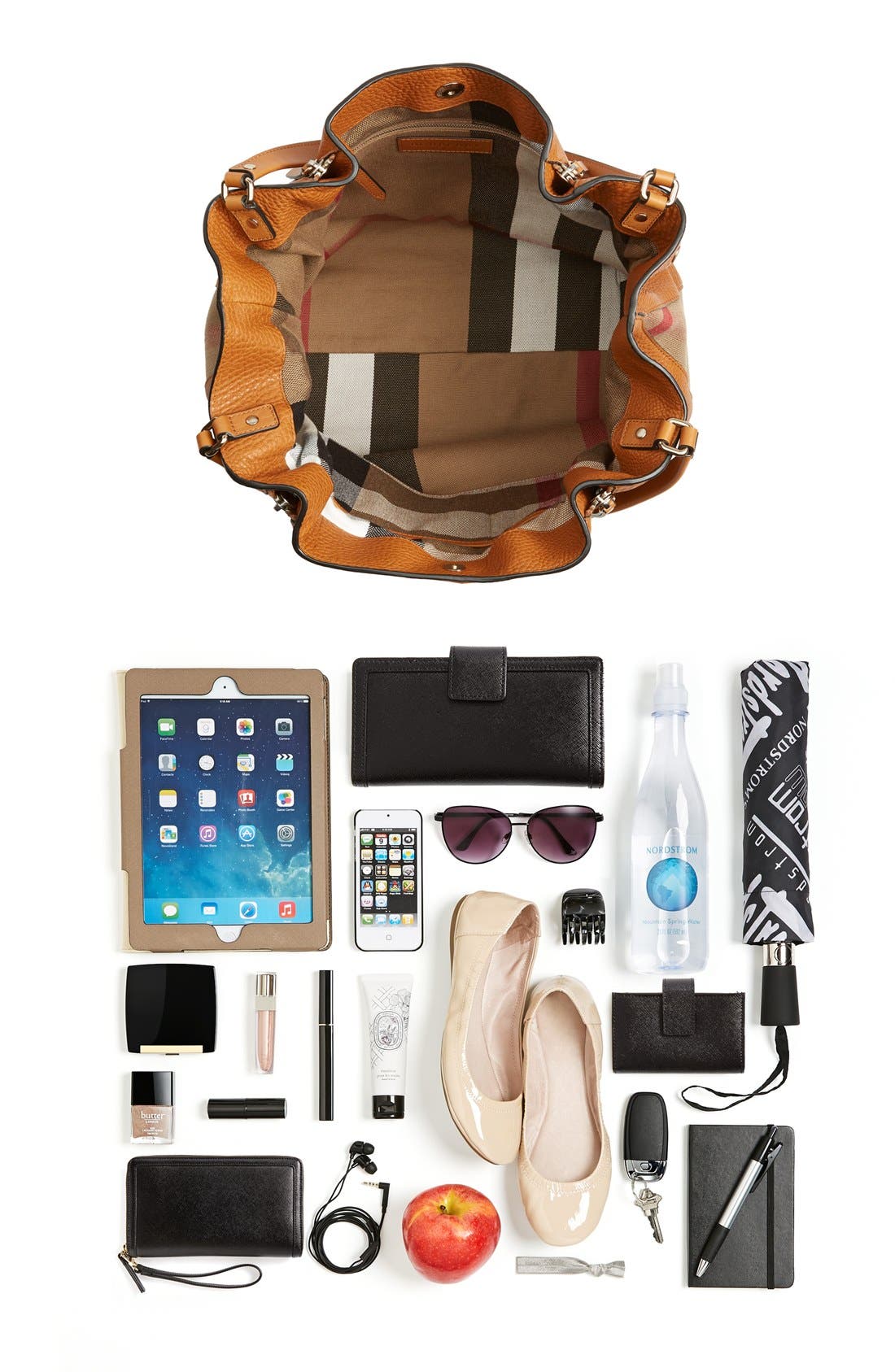 Burberry 'Medium Maidstone' Leather Tote, Alternate, color, 