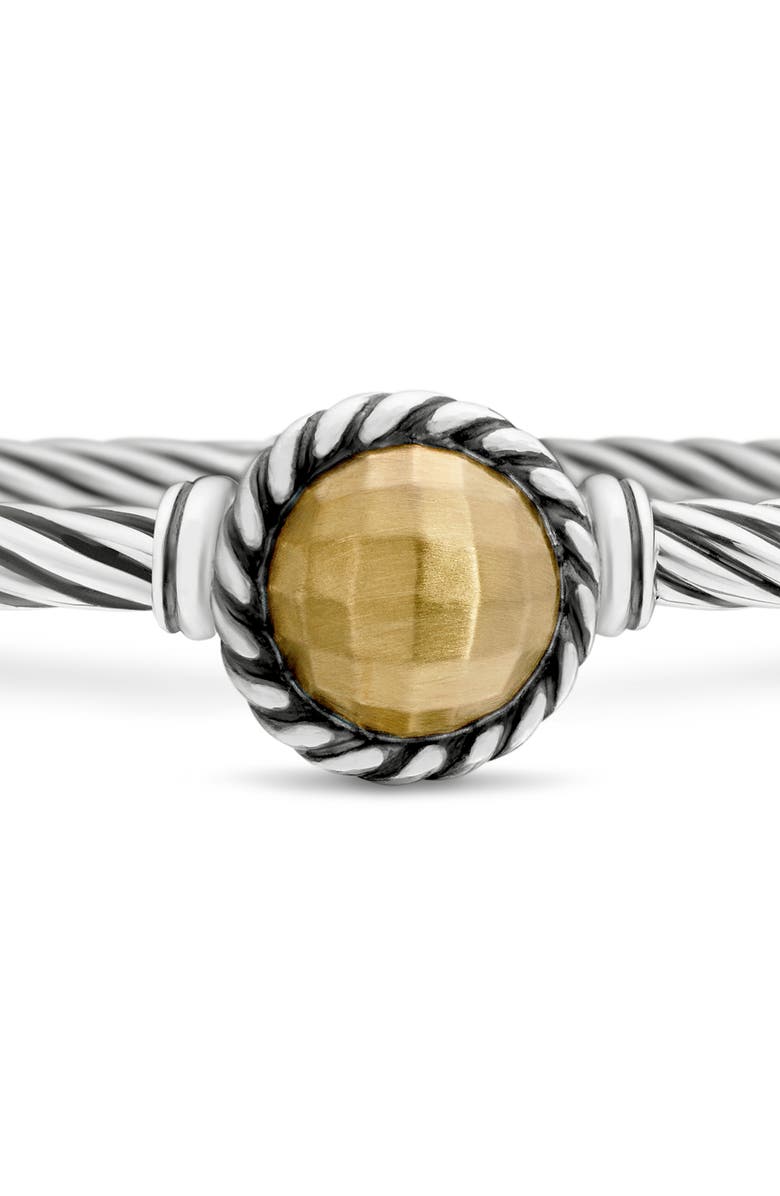 David Yurman Châtelaine Bracelet with Gold Dome and 18K Gold, Alternate, color,