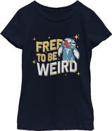 Lilo & Stitch Girl's Lilo & Stitch Free To Be Weird Graphic T-Shirt