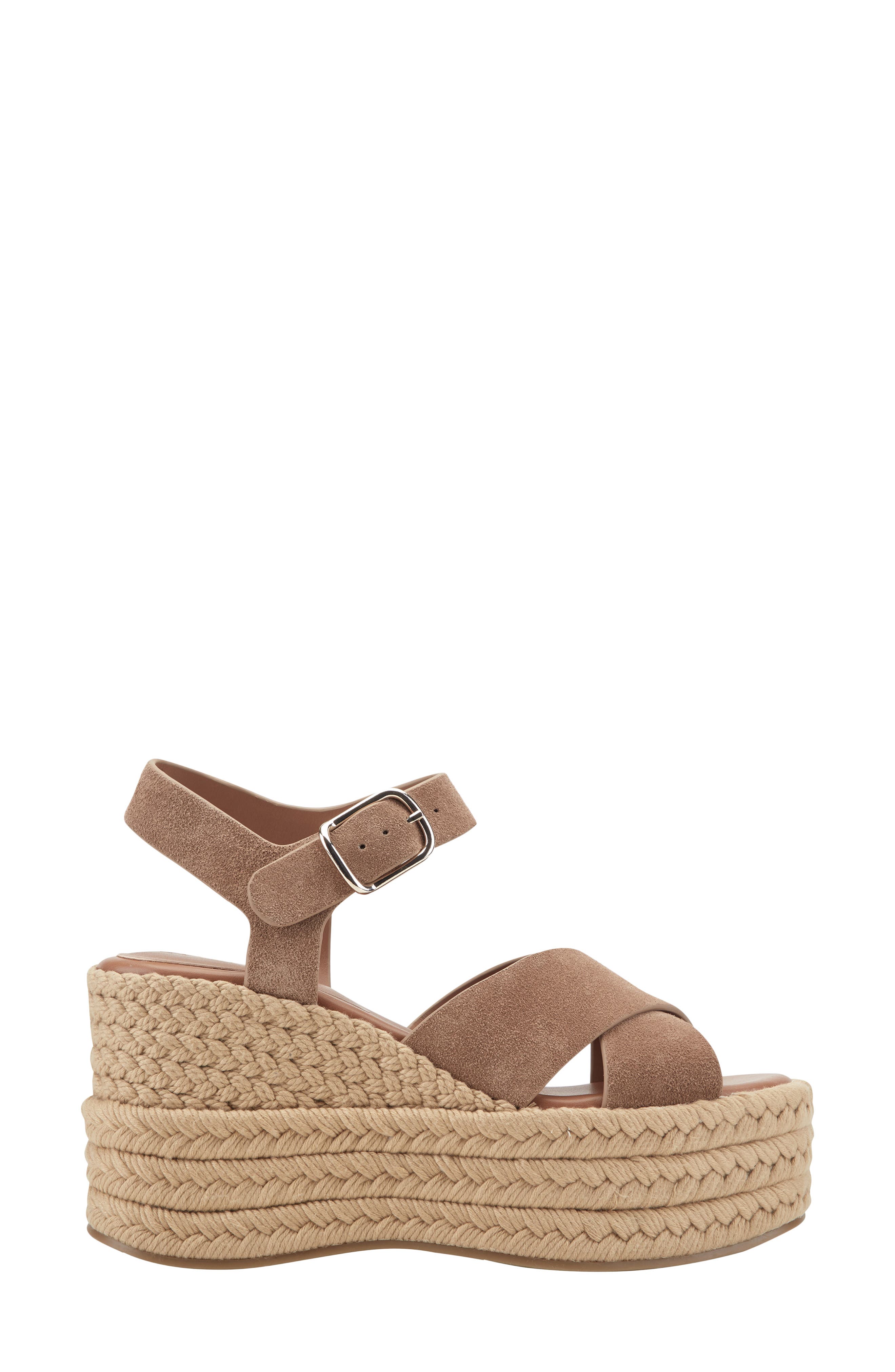 Pasion Espadrille Ankle Strap Platform Wedge Sandal, Alternate, color, MEDIUM NATURAL