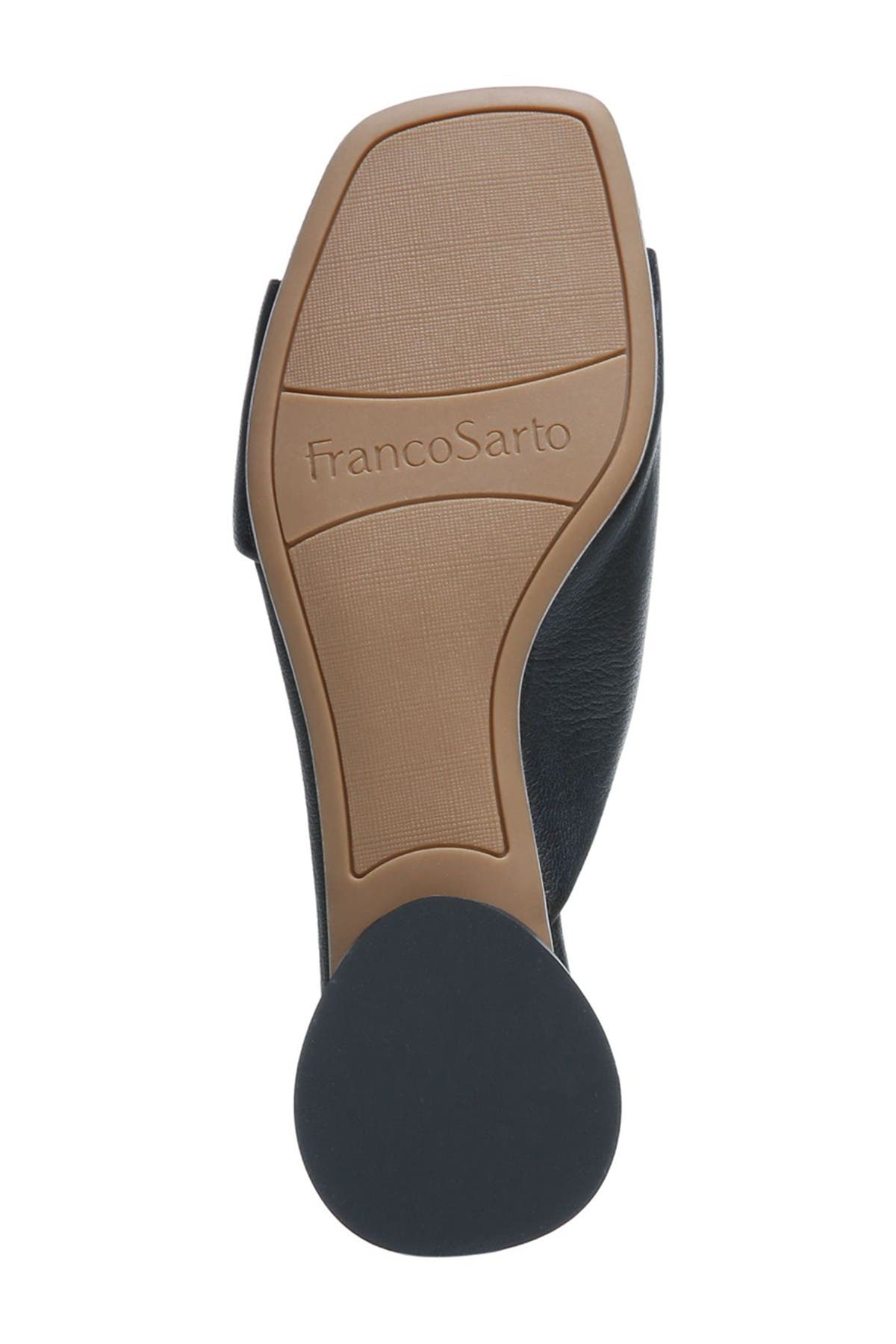 Franco Sarto Leslie Leather Block Heel Sandal, Alternate, color, 