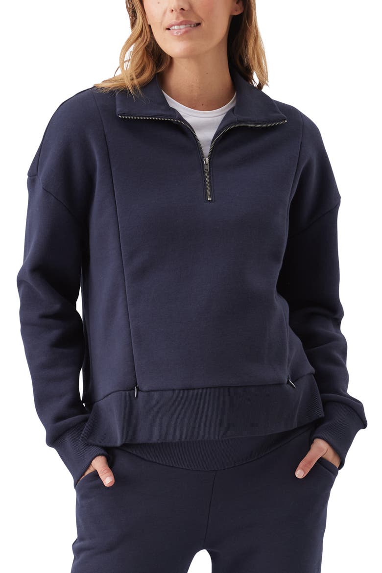 Andi Nursing Sweat, Main, color, Navy