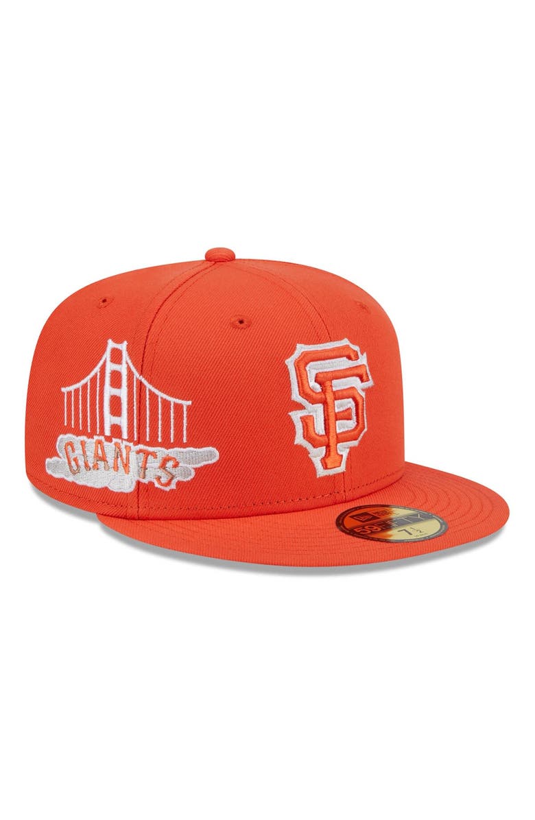New Era Men's New Era Orange San Francisco Giants City Connect Icon 59FIFTY Fitted Hat, Main, color, 