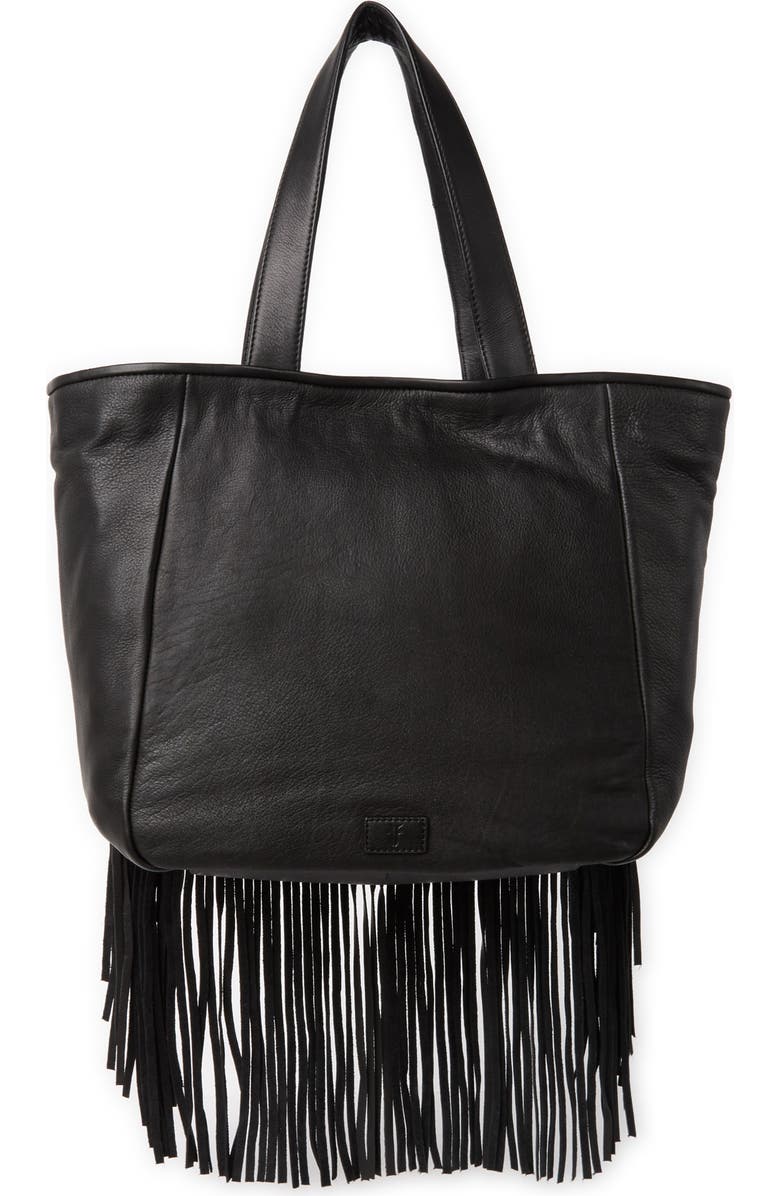Frye Vivian Leather Fringe Tote Bag, Alternate, color,