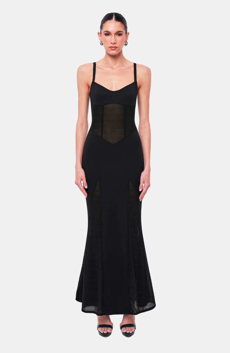 OW Collection SERENITY Maxi Dress, Main, color, Black