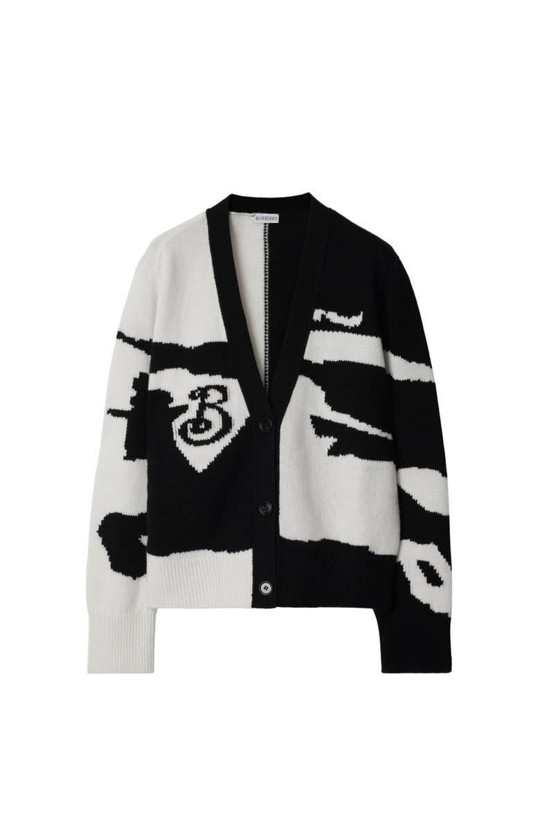 Burberry EKD Cashmere Cardigan, Alternate, color,