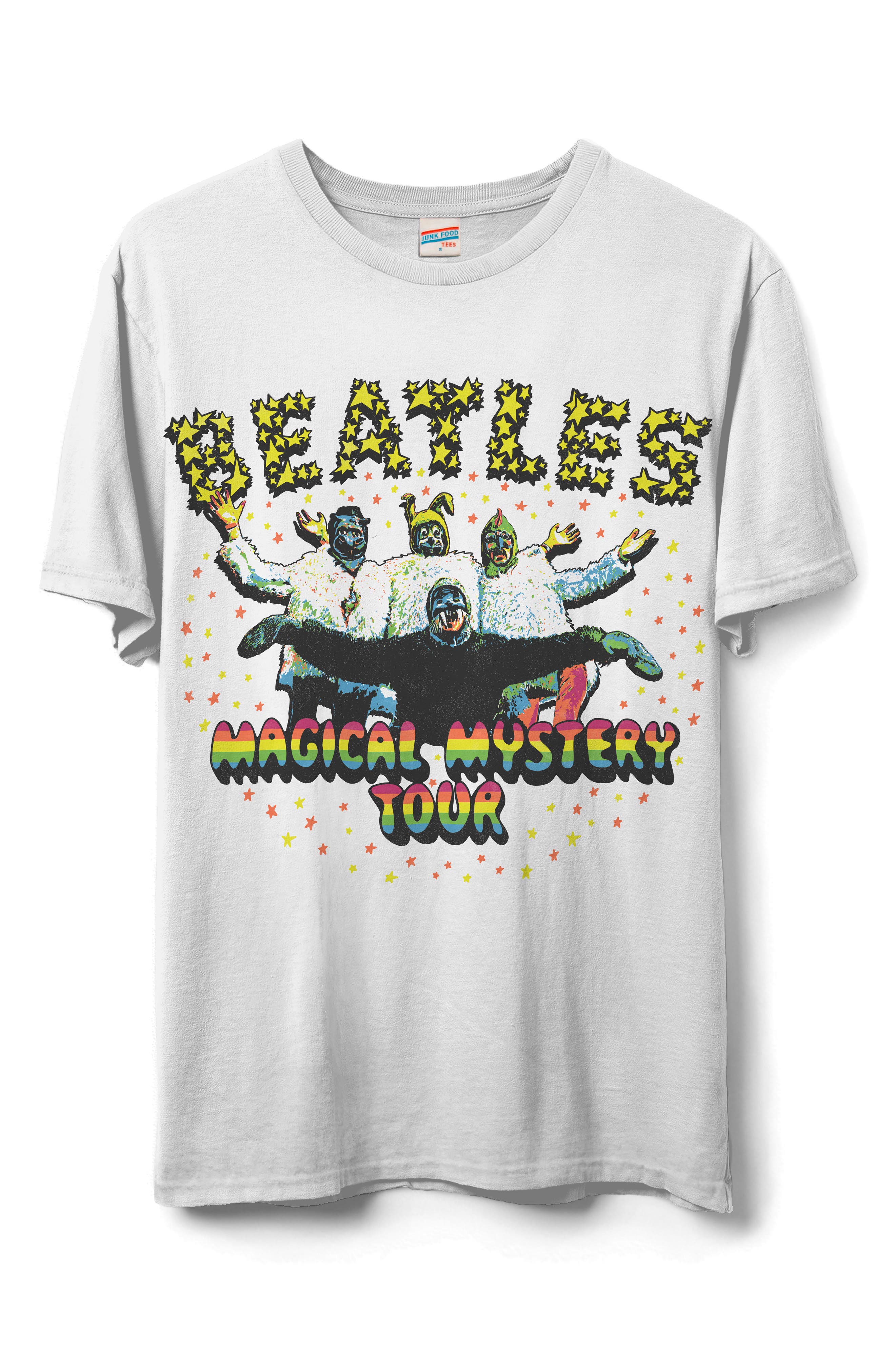 Junk Food Beatles Magical Mystery Tour Graphic T-Shirt