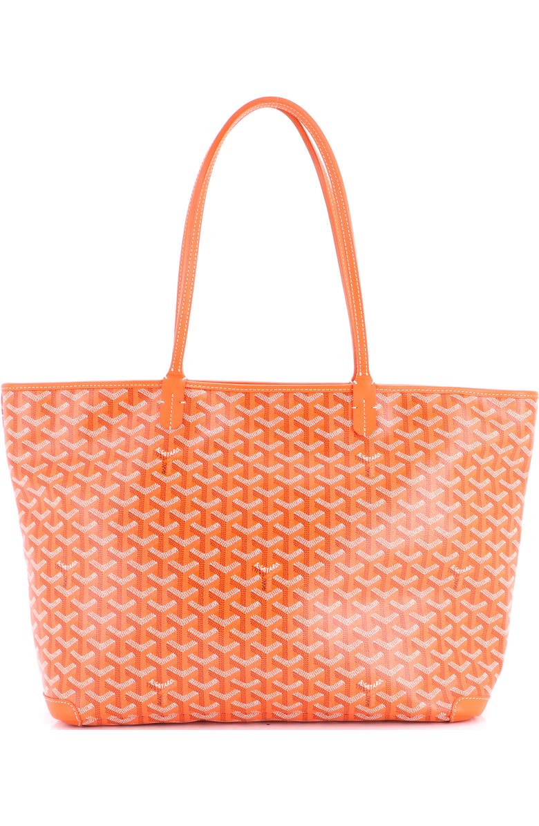 Pre-Owned Goyard Artois Tote Coated Canvas MM, Main, color, Orange