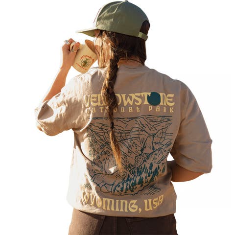 Yellowstone Puff Print Pocket T-shirt