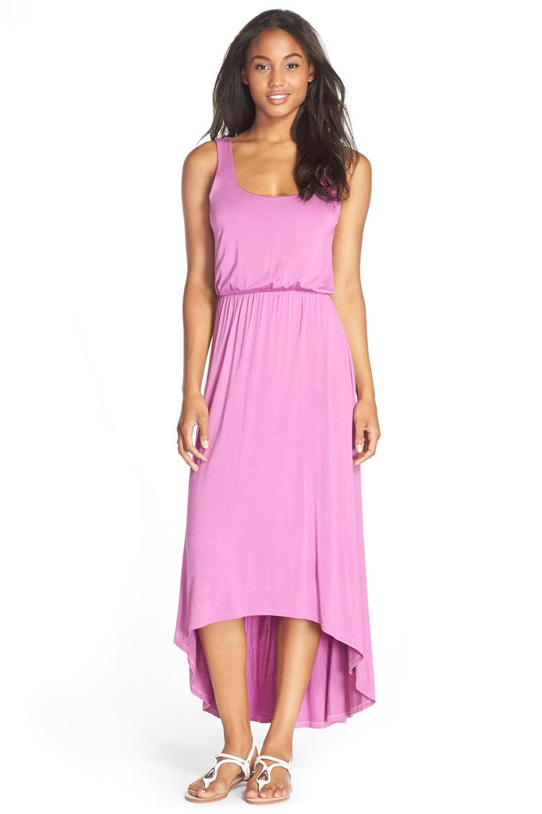 High/Low Hem Jersey Tank Dress (Nordstrom Exclusive), Main, color, ORCHID