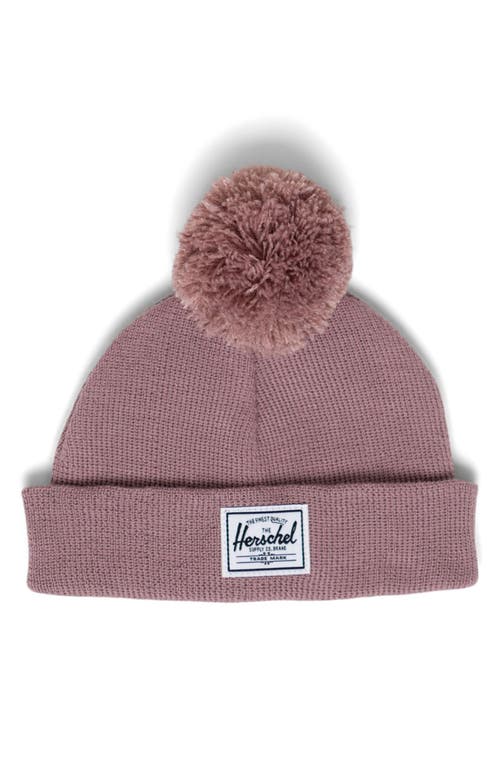 Herschel Supply Co. Baby Pom Beanie in Ash Rose 