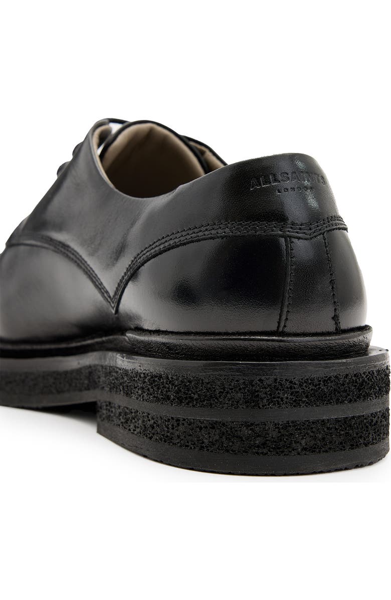 AllSaints Escher Plain Toe Derby, Alternate, color,