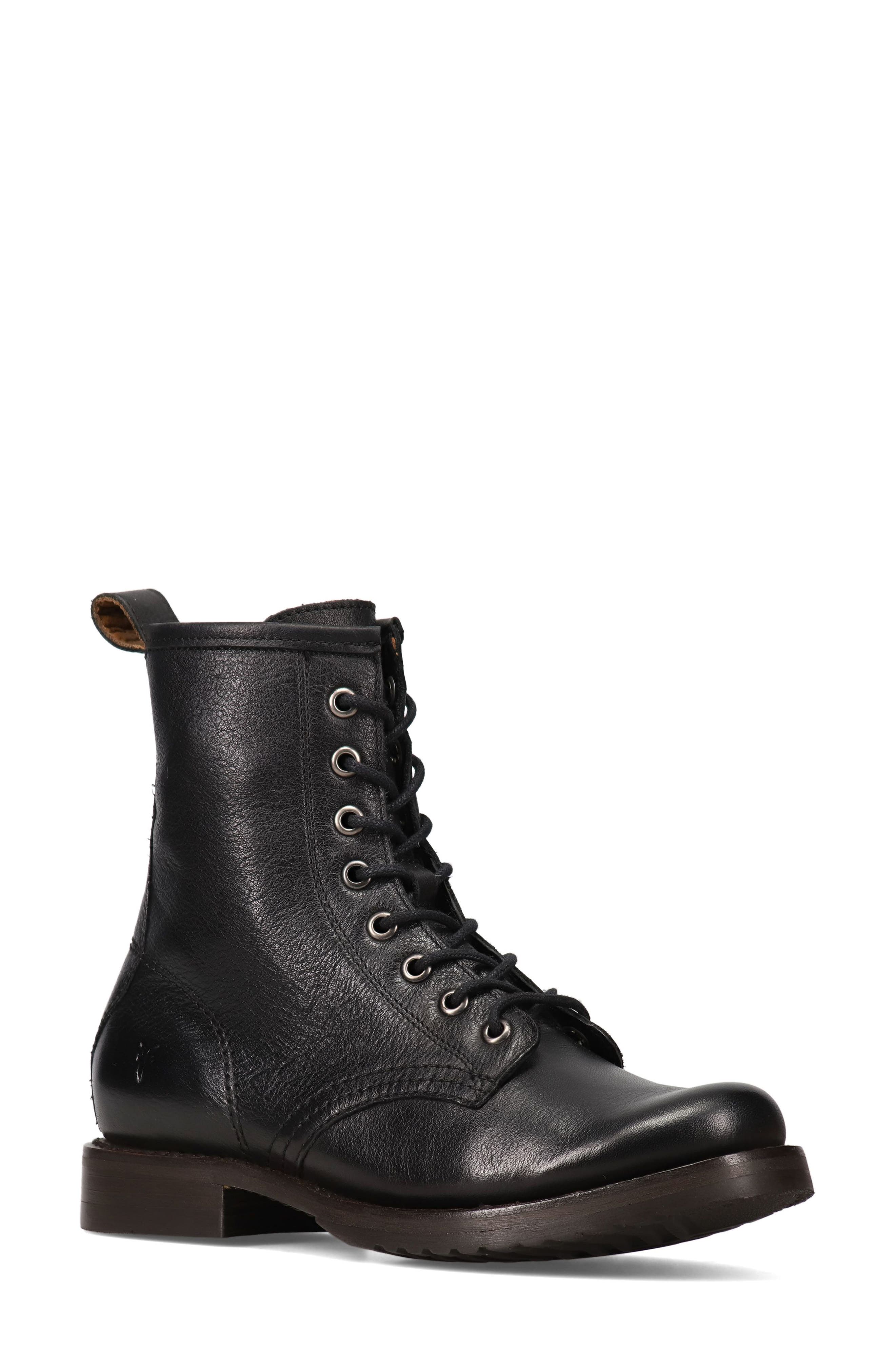 Frye Veronica Flex Combat Boot, Main, color, Black - Cubana