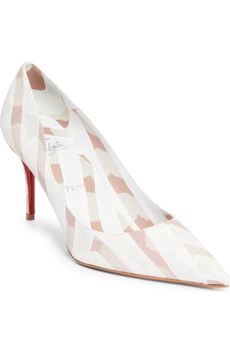 Christian Louboutin Miss Z Pointed Toe Pump, Main, color, Multi Leche
