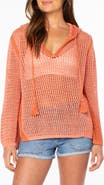 Roxy Summer Nights Open Stitch Hooded Tunic