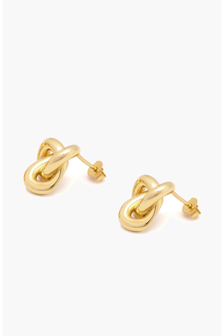 Seva Midi Face on Stud Earrings in Gold, Alternate, color, Gold