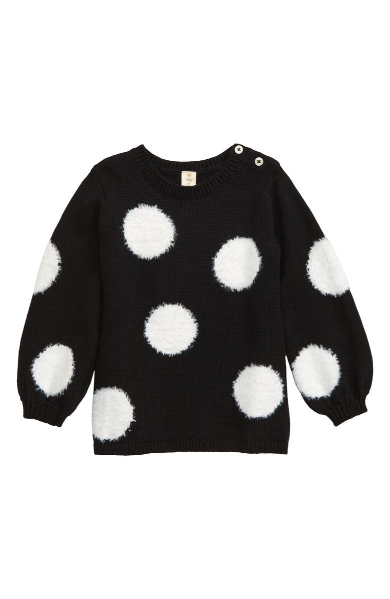 Tucker + Tate Fuzzy Dot Tunic Sweater, Main, color, 