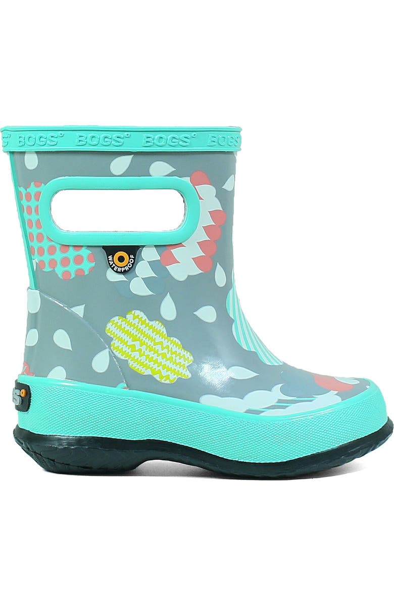 Bogs Clouds Skipper Waterproof Rain Boot, Alternate, color,