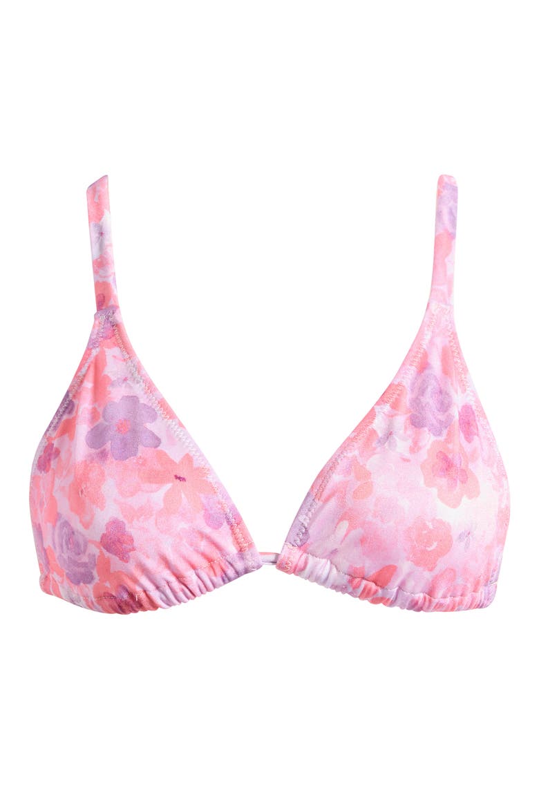 Rae Triangle Bikini Top, Alternate, color, PINK