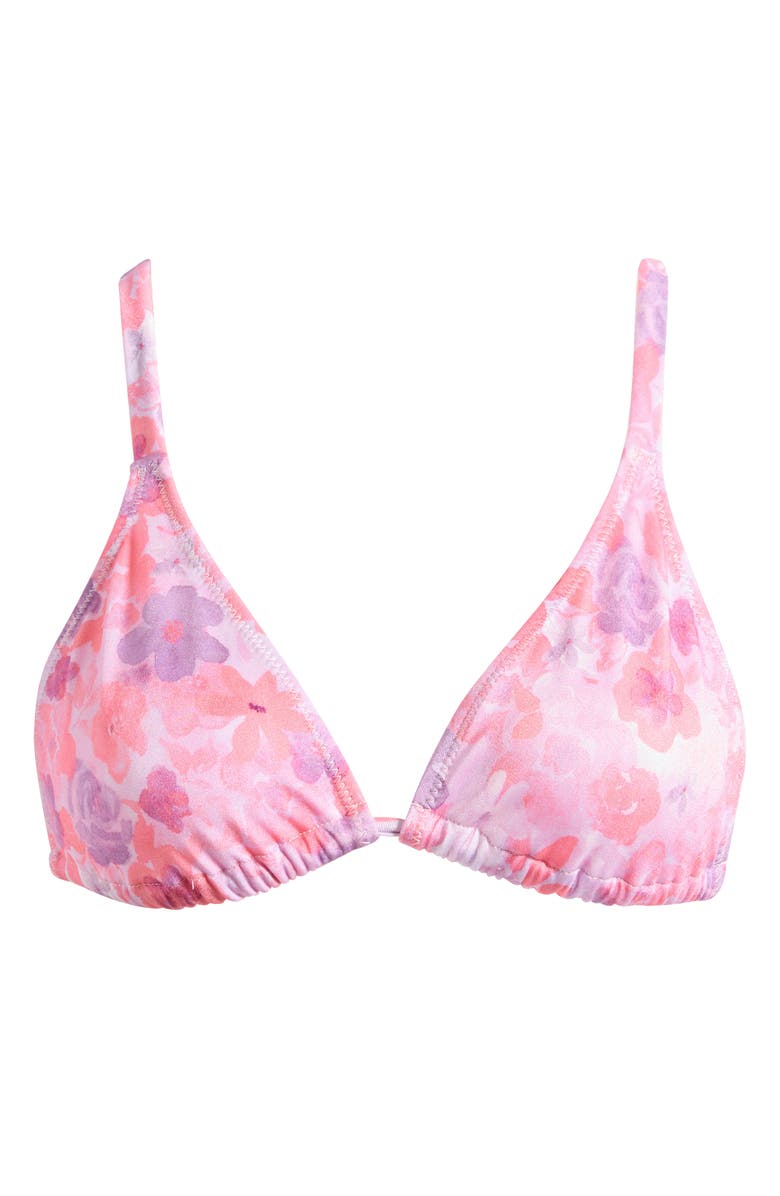 PacSun Rae Triangle Bikini Top, Alternate, color, Pink