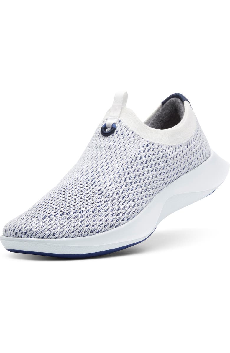 Allbirds Tree Dasher Relay Slip-On Sneaker, Main, color, Blizzard/ Hazy Cobalt