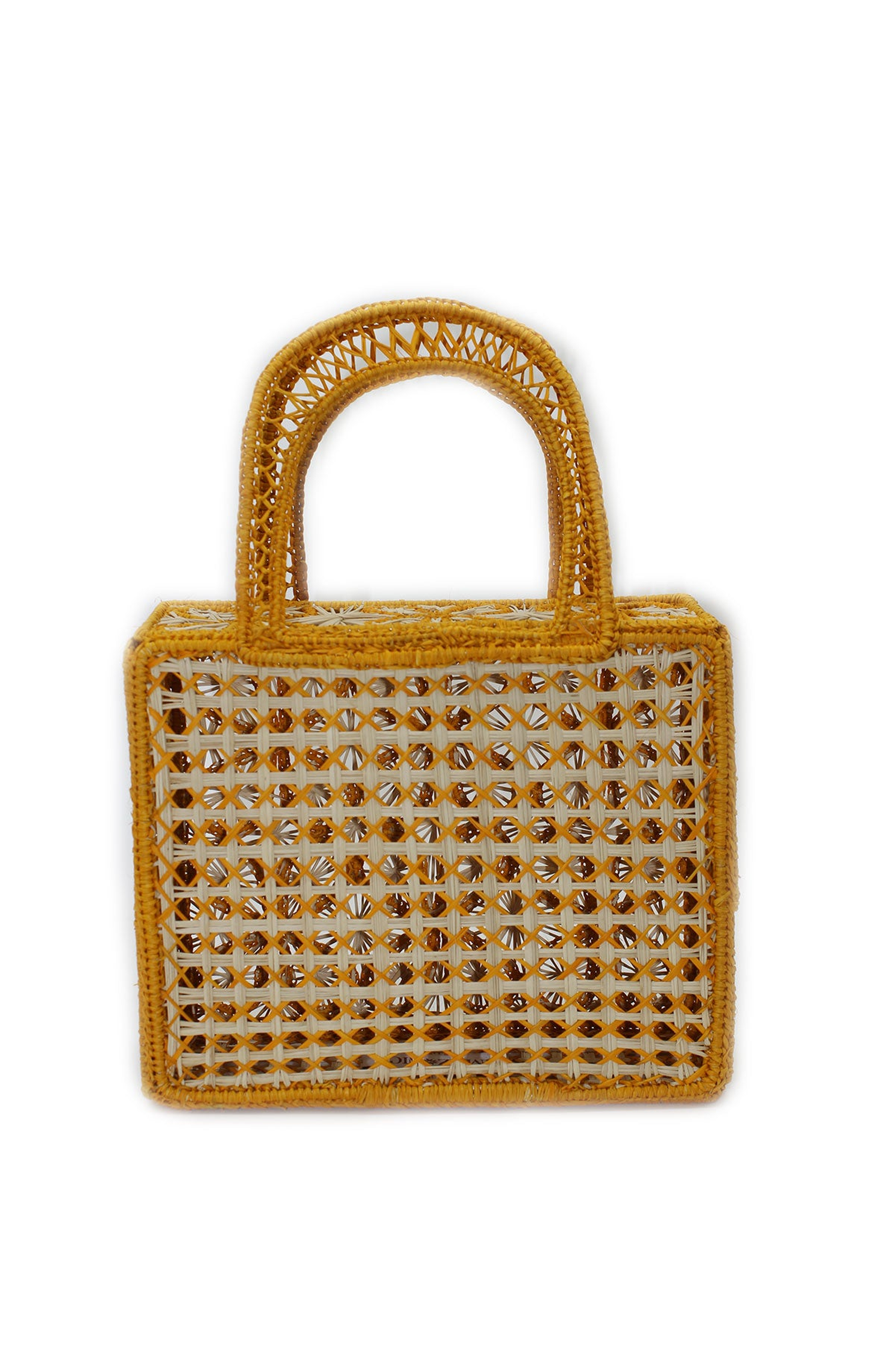 Amazónica Taisha Handbag, Alternate, color, Yellow/Beige