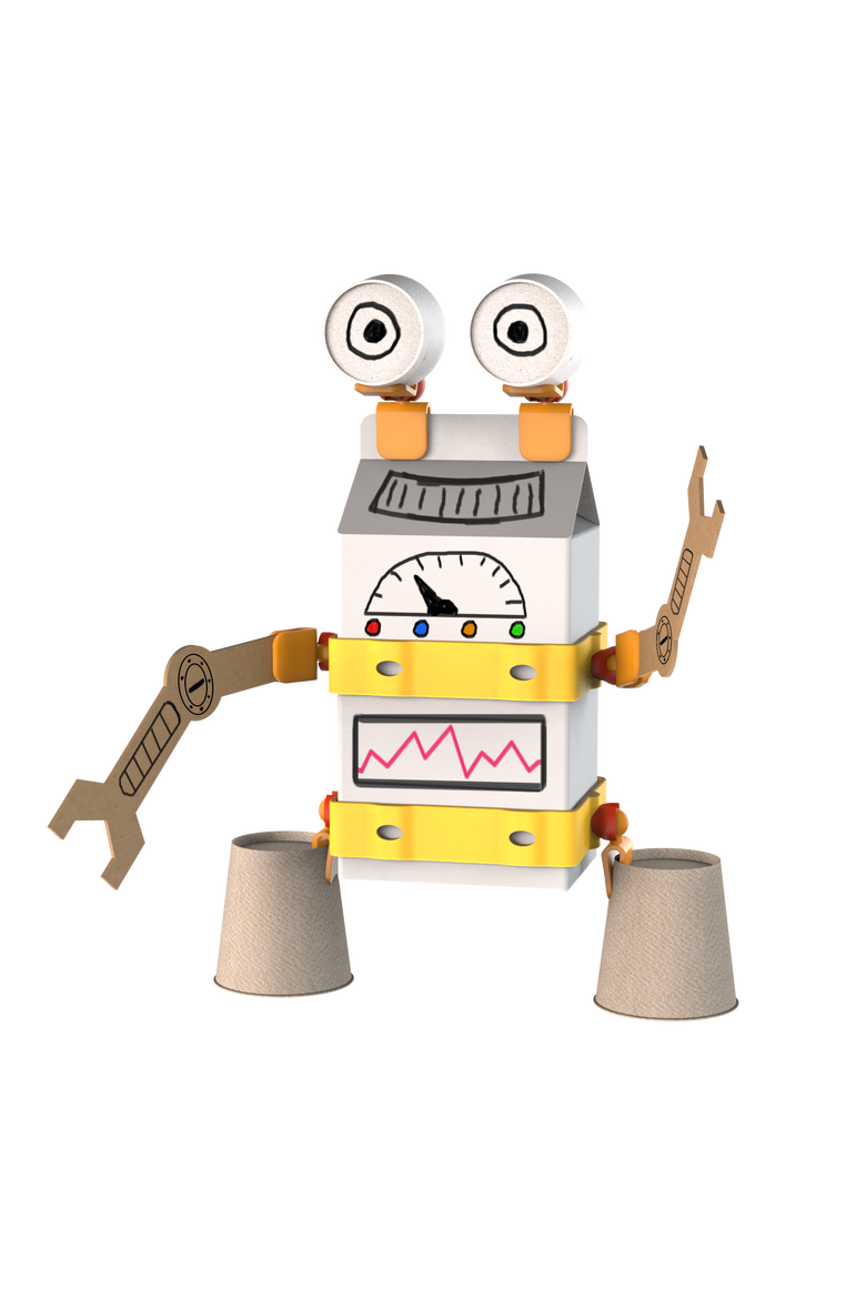 Arts and Crafts Robot Building Kit, Alternate, color, No Color