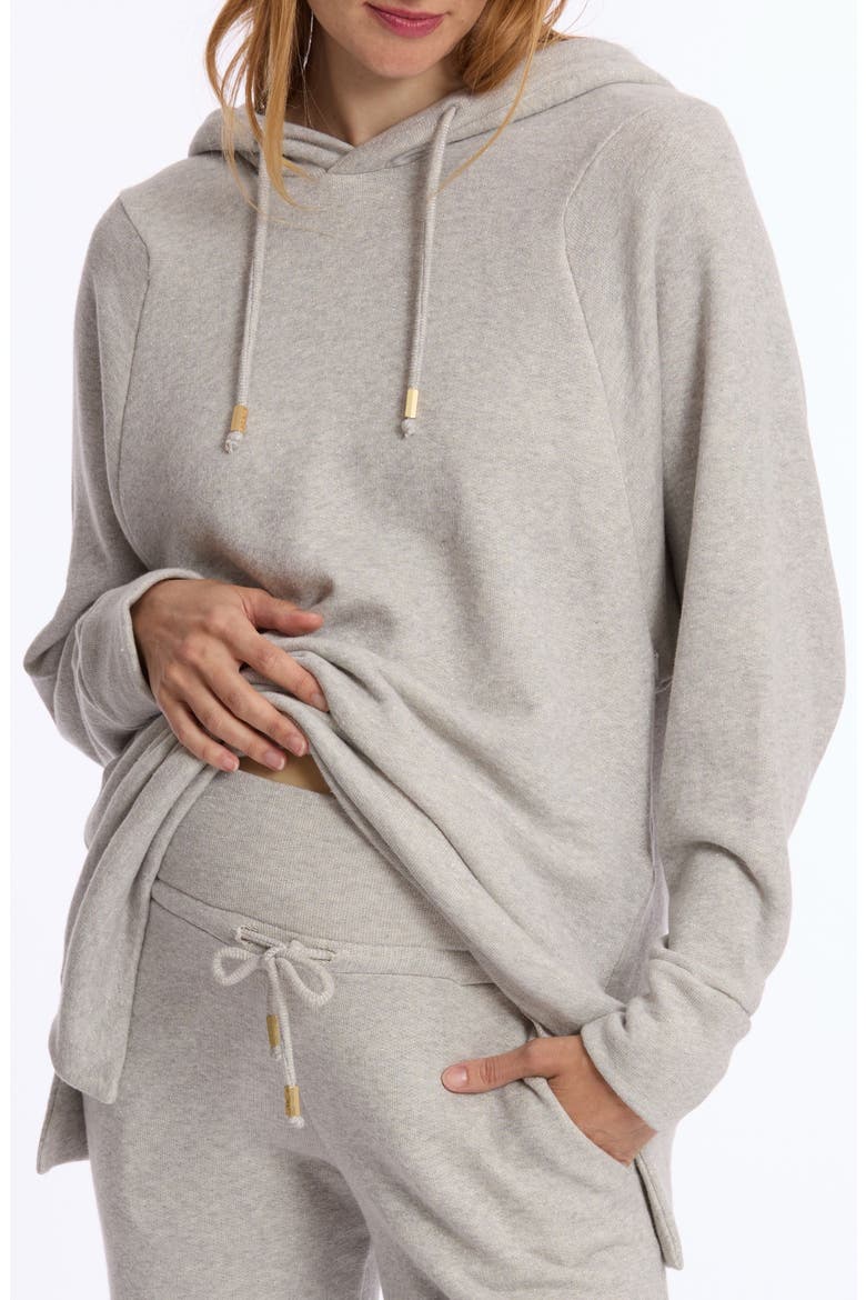 Maternity and Nursing Hoodie, Alternate, color, GREY